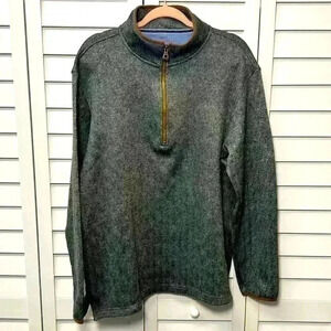 Weatherproof Vintage Pullover Fleece Lined Quarter Zip Size XL